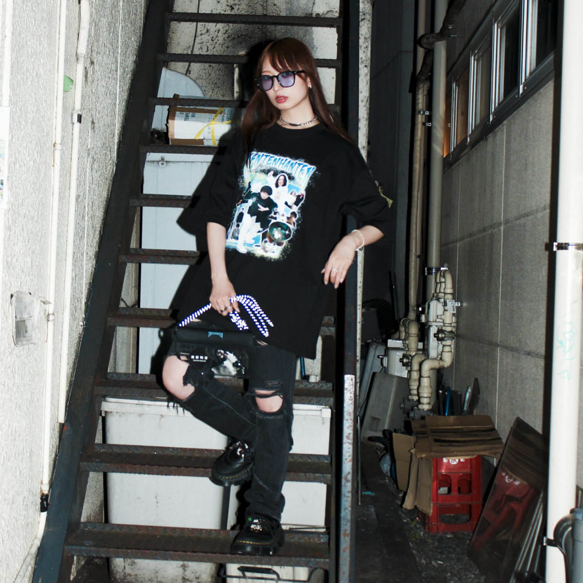 BOOTLEG TEE(replica) /BLACK,WATER PROOF SACOCHE [OSIKZ](replica)通信販売決定